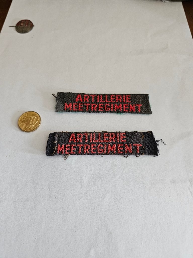 ARTILLERIE MEETREGIMENT, Ophalen of Verzenden, Landmacht, Nederland, Embleem of Badge