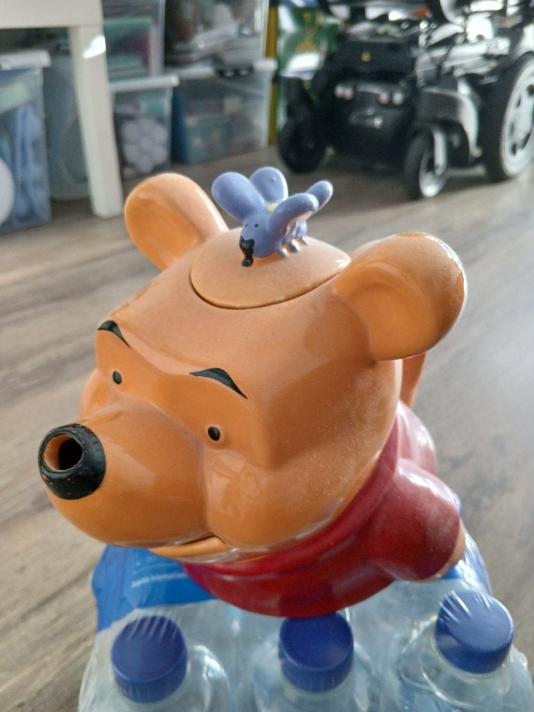 Theepot winnie de poeh, Ophalen of Verzenden, Winnie de Poeh of vrienden, Zo goed als nieuw, Servies