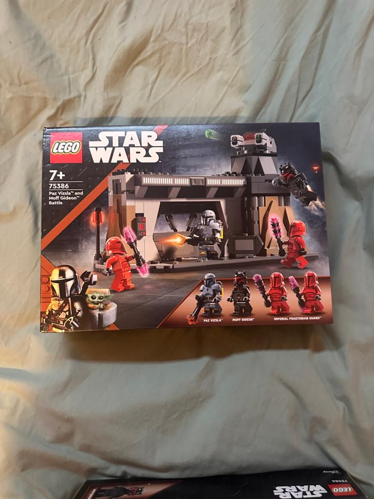 LEGO Star Wars Paz Vizsla en Moff Gideon duel 75386 - dicht, Kinderen en Baby's, Speelgoed | Duplo en Lego, Star Wars, Lego, Nieuw
