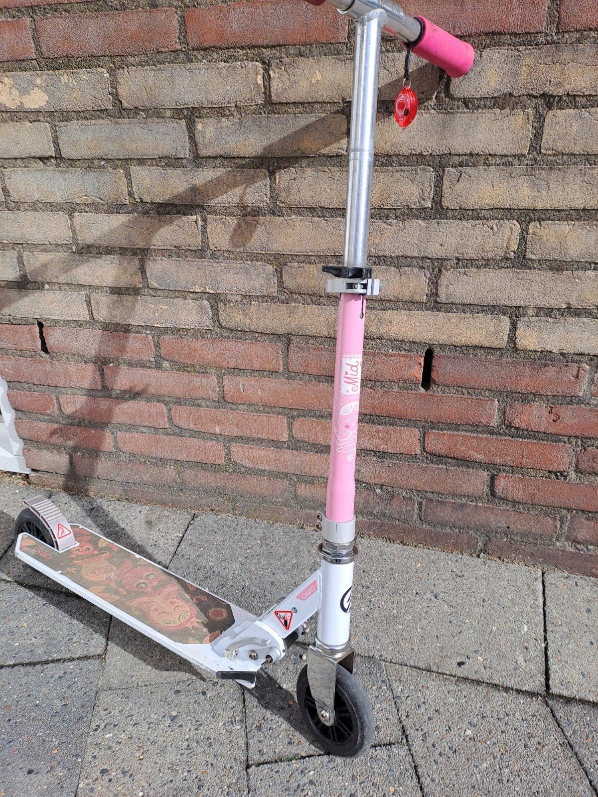 Roze kinderstep, inklapbaar en verstelbaar, Fietsen en Brommers, Steps, Ophalen, Gebruikt, Gewone step, Oxelo