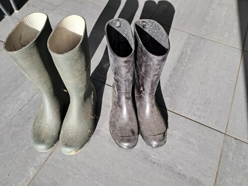 Regenlaarzen maat 35 en 36, Kinderen en Baby's, Kinderkleding | Schoenen en Sokken, Ophalen
