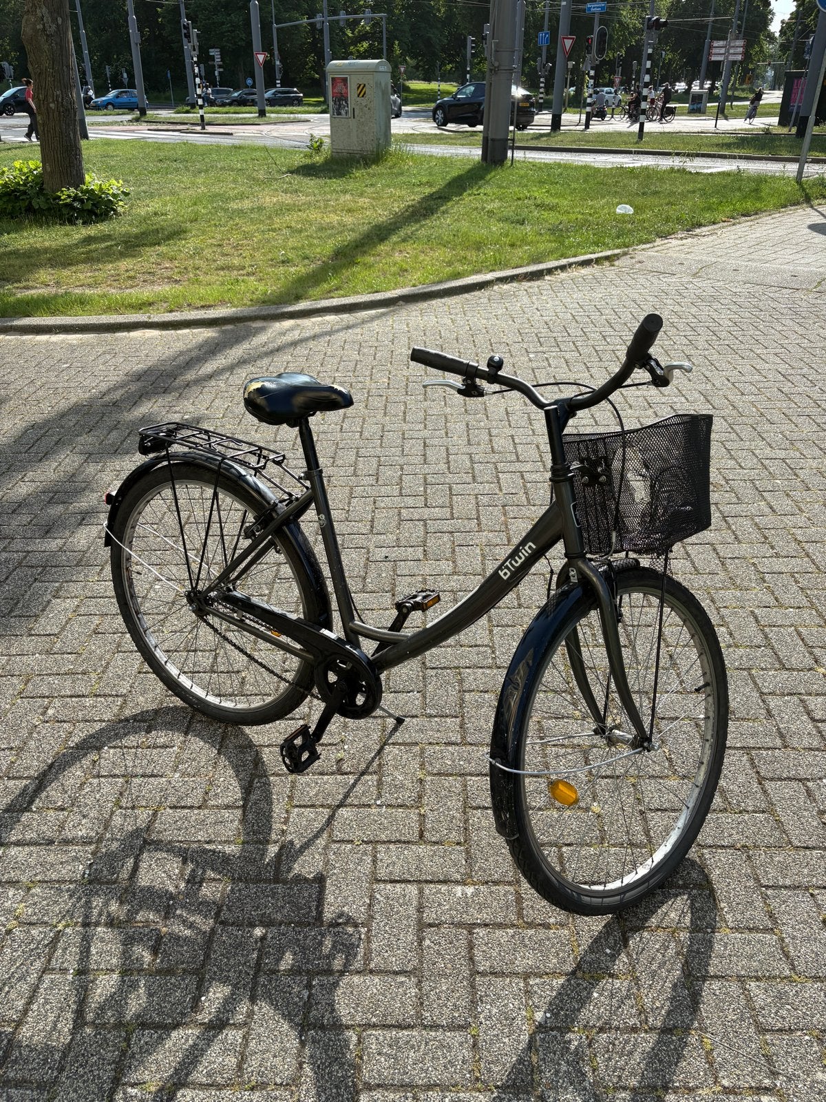 Btwin stadsfiets, Overige merken, (Extra) lage instap, Velgrem, Ophalen of Verzenden