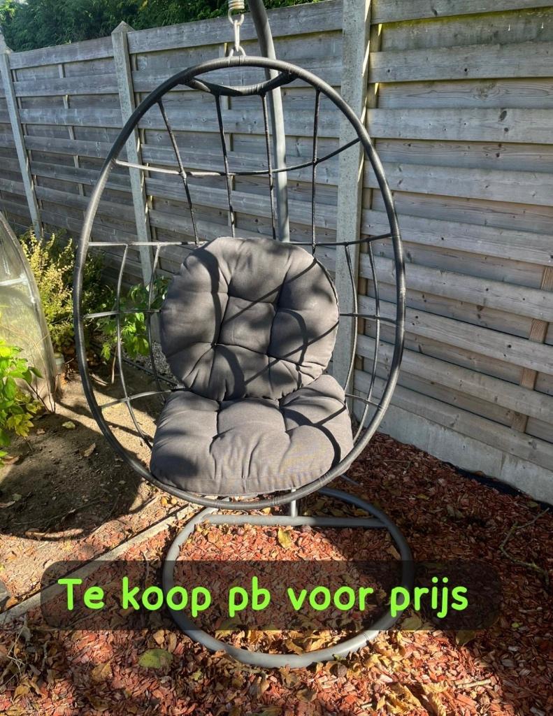 Tuinstoel, Ophalen, Zo goed als nieuw, Aluminium