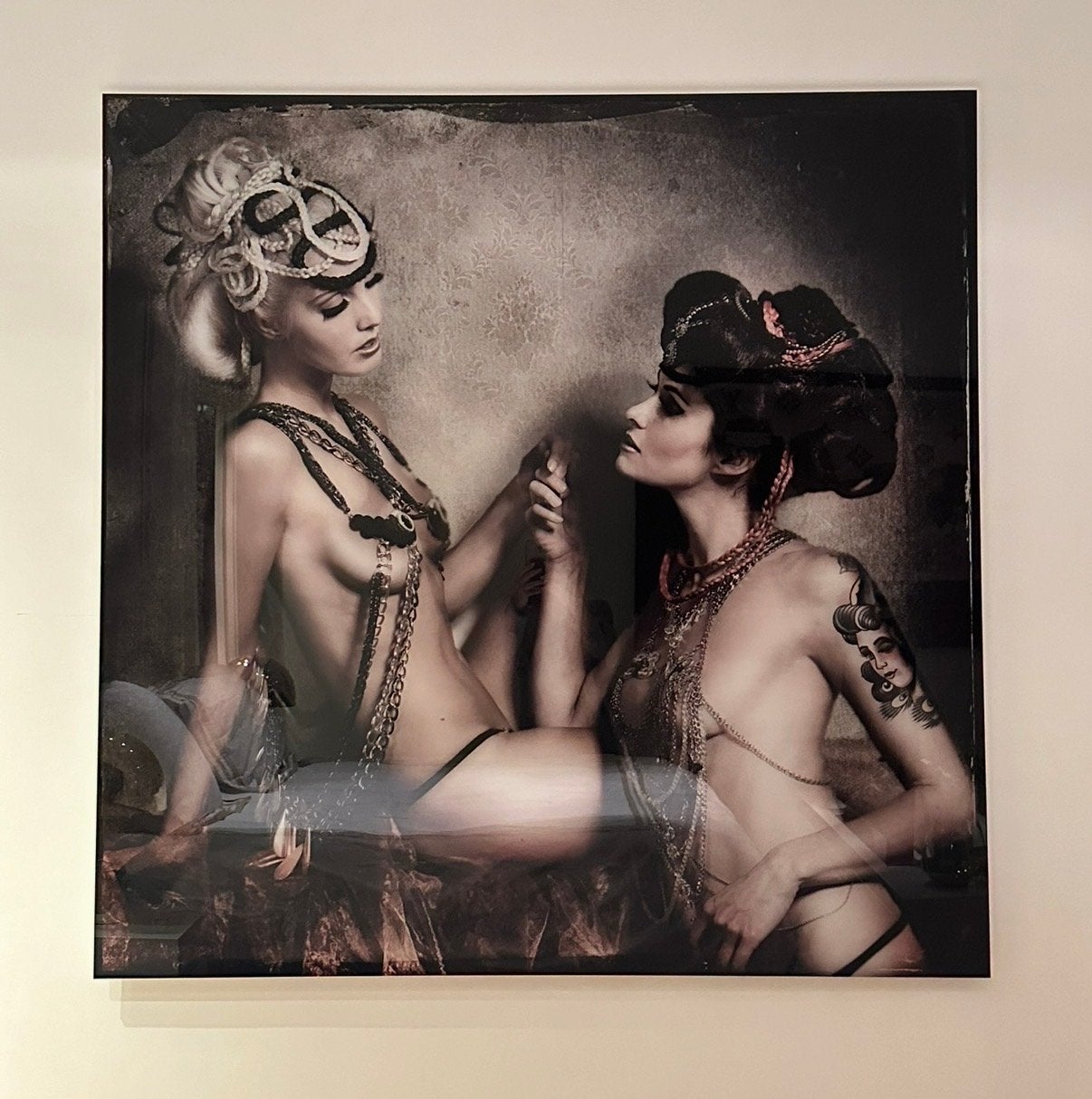Modern kunstwerk: Burlesque Dream by Elmar Dam, Antiek en Kunst, Kunst | Schilderijen | Klassiek, Portret of Personen, Overige ondergronden