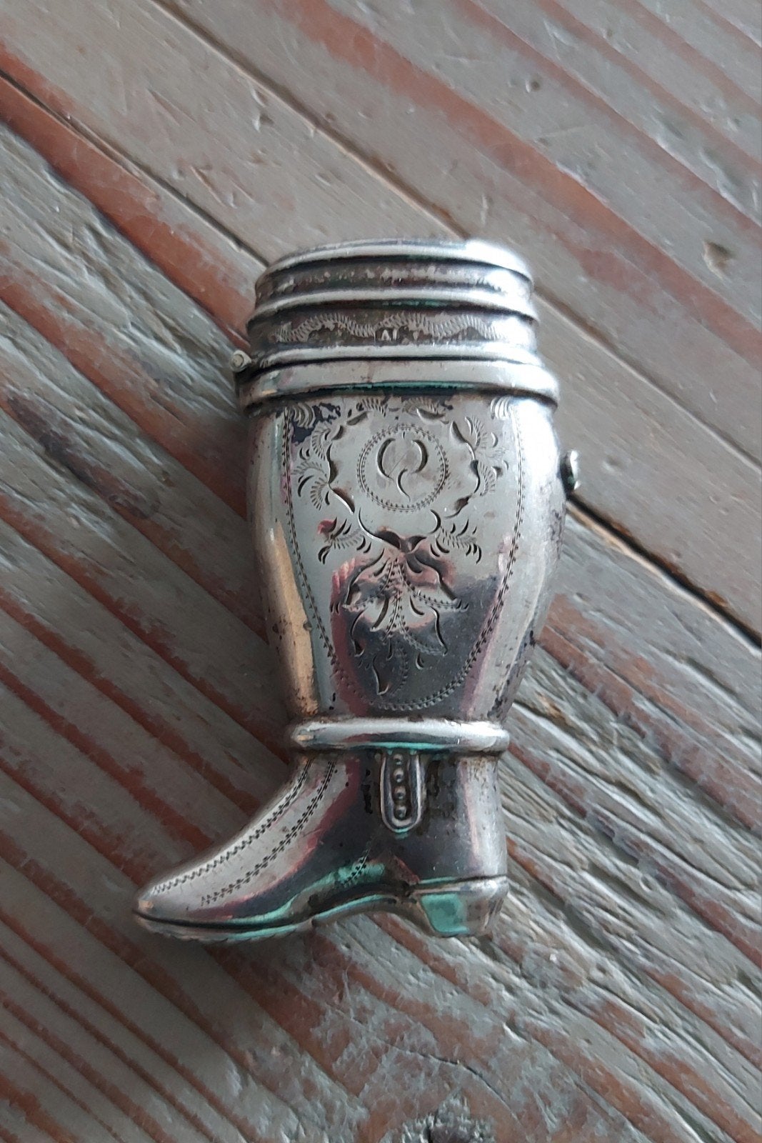 Antiek zilveren vesta, Antiek en Kunst, Ophalen of Verzenden