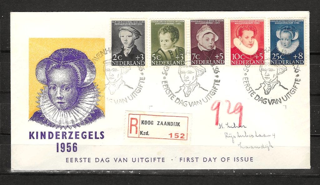 Nederland E 28 -, Postzegels en Munten, Postzegels | Eerstedagenveloppen, Ophalen of Verzenden, Beschreven, Nederland