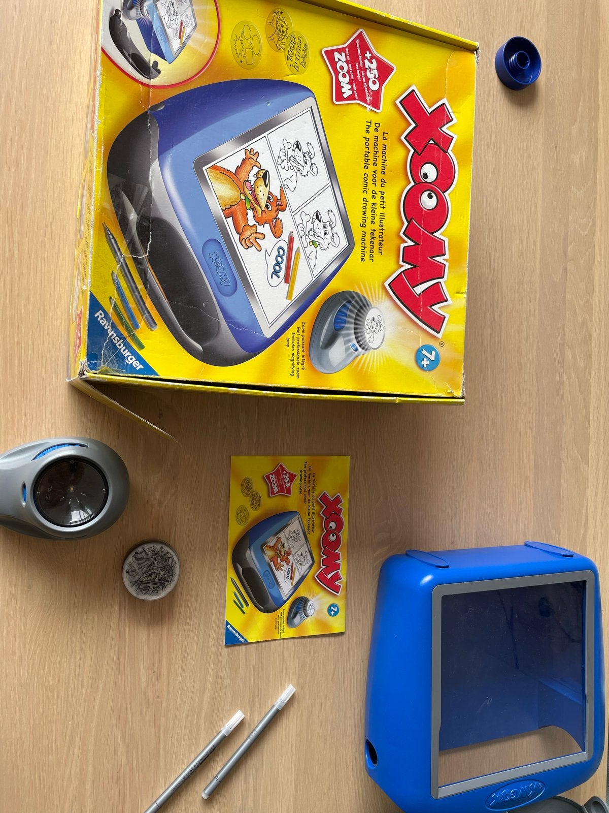 Ravensburger grote Xoomy tekentafel met zoomfunctie, Ophalen, Gebruikt, Knutselen, Met licht