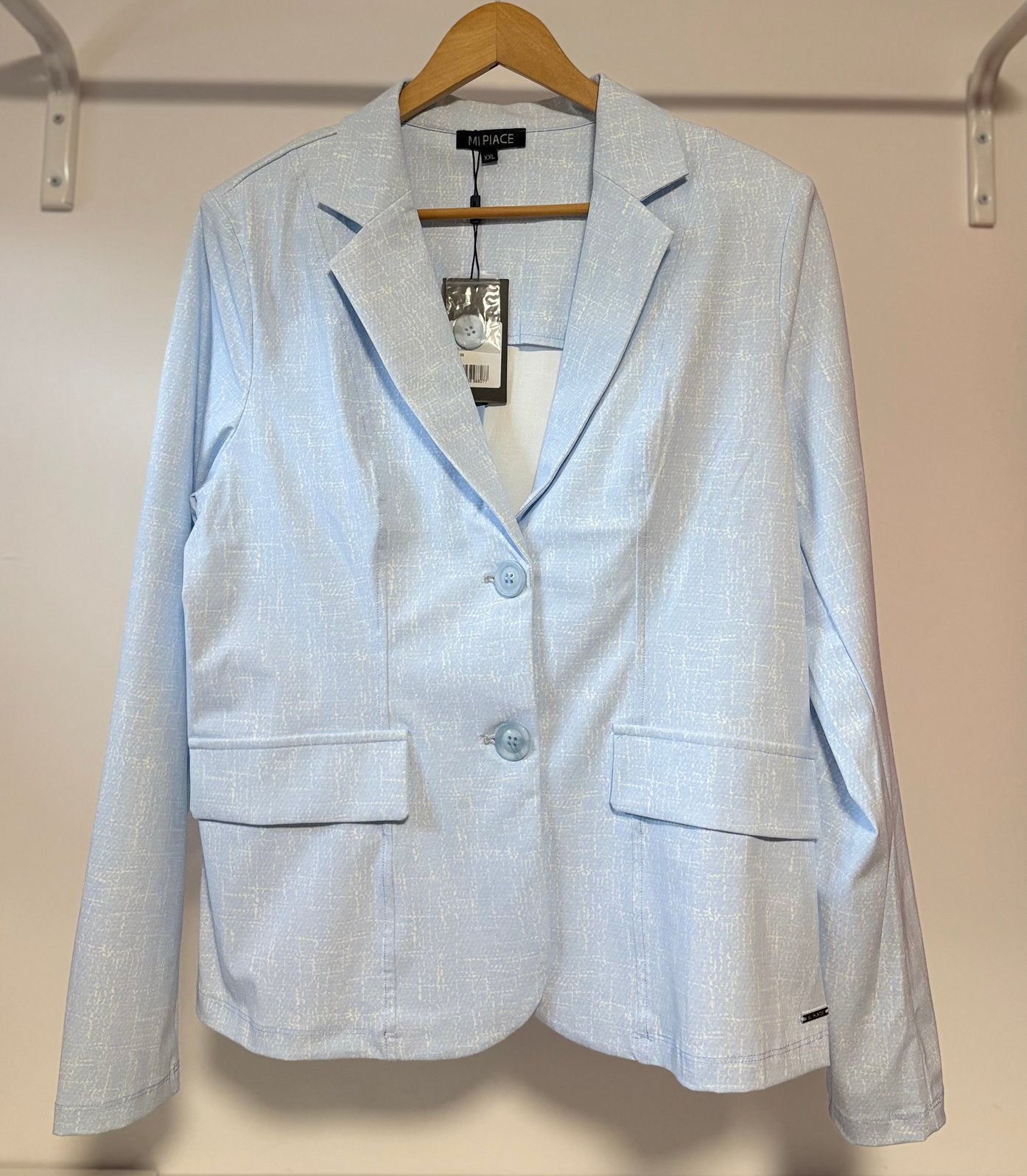 Mi Piace travelstof blazer maat XXL, Kleding | Dames, Jasjes, Kostuums en Pakken, Overige kleuren, Maat 46/48 (XL) of groter, Nieuw