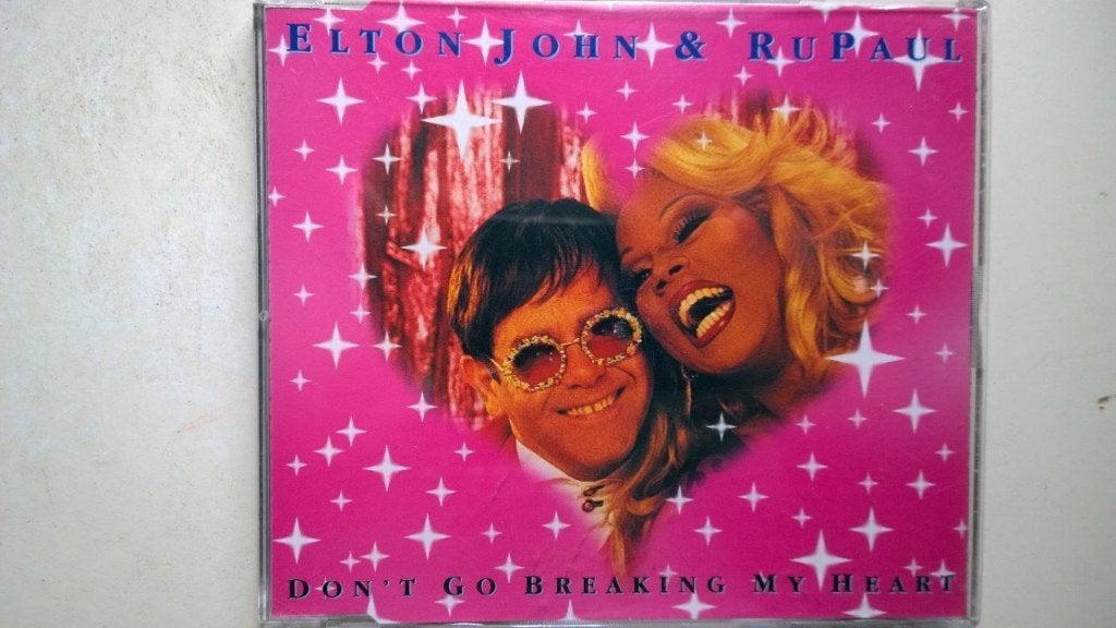Elton John & RuPaul - Don't Go Breaking My Heart, Ophalen of Verzenden, Zo goed als nieuw, Pop
