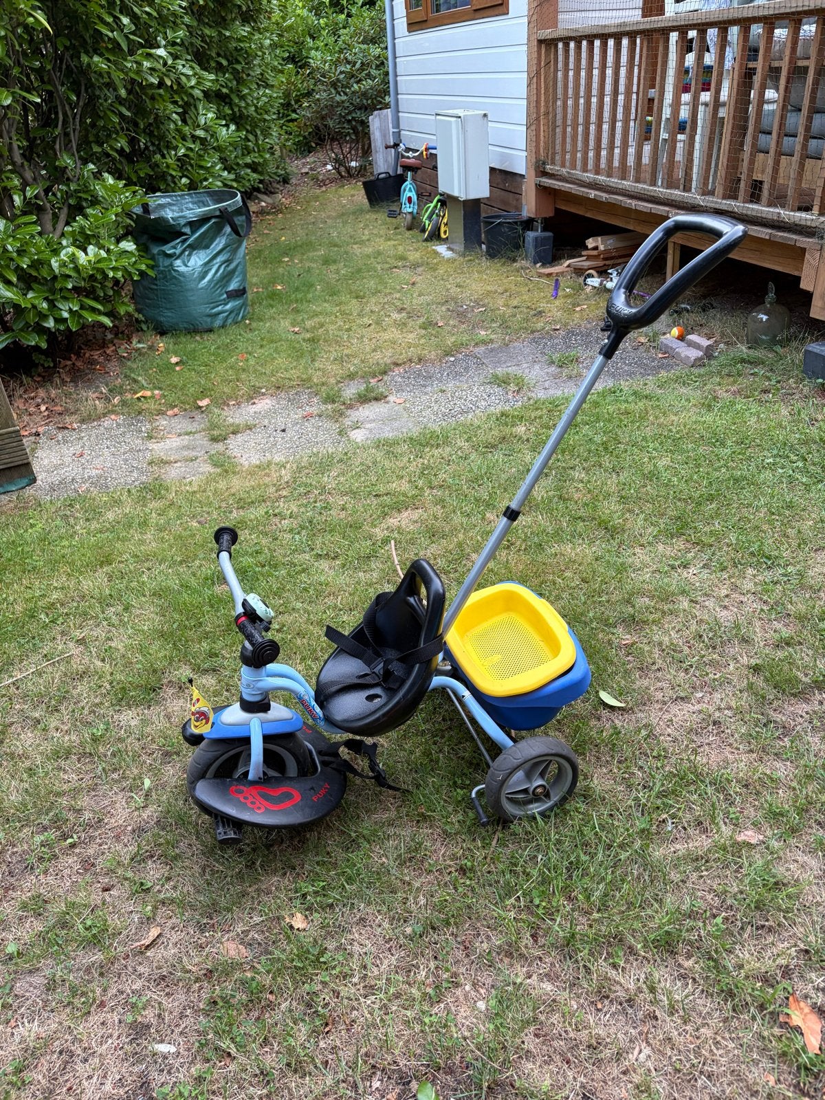 Puky duwfiets / driewieler met duwstang, Kinderen en Baby's, Speelgoed | Buiten | Voertuigen en Loopfietsen, Ophalen, Gebruikt