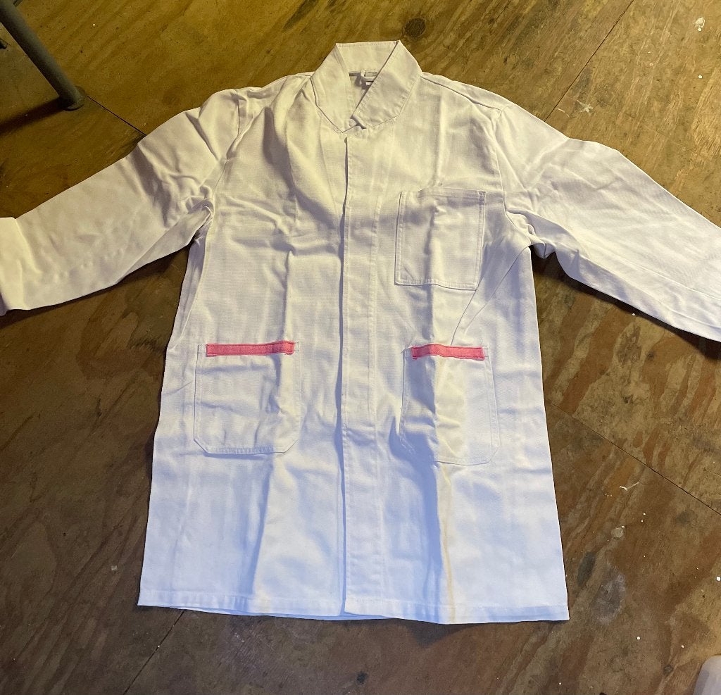 21x Tandarts jas met opdruk (ook los te koop), Carnaval, Overige maten, Ophalen of Verzenden, Kleding