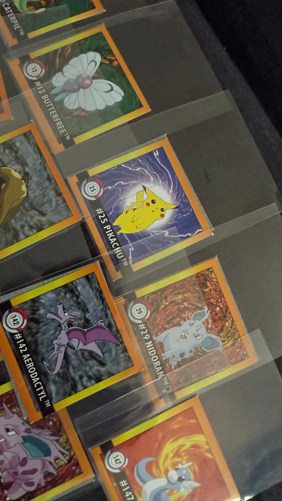 55 Artbox Pokémon stickers - Vintage collectie, Ophalen of Verzenden, Zo goed als nieuw, Overige typen