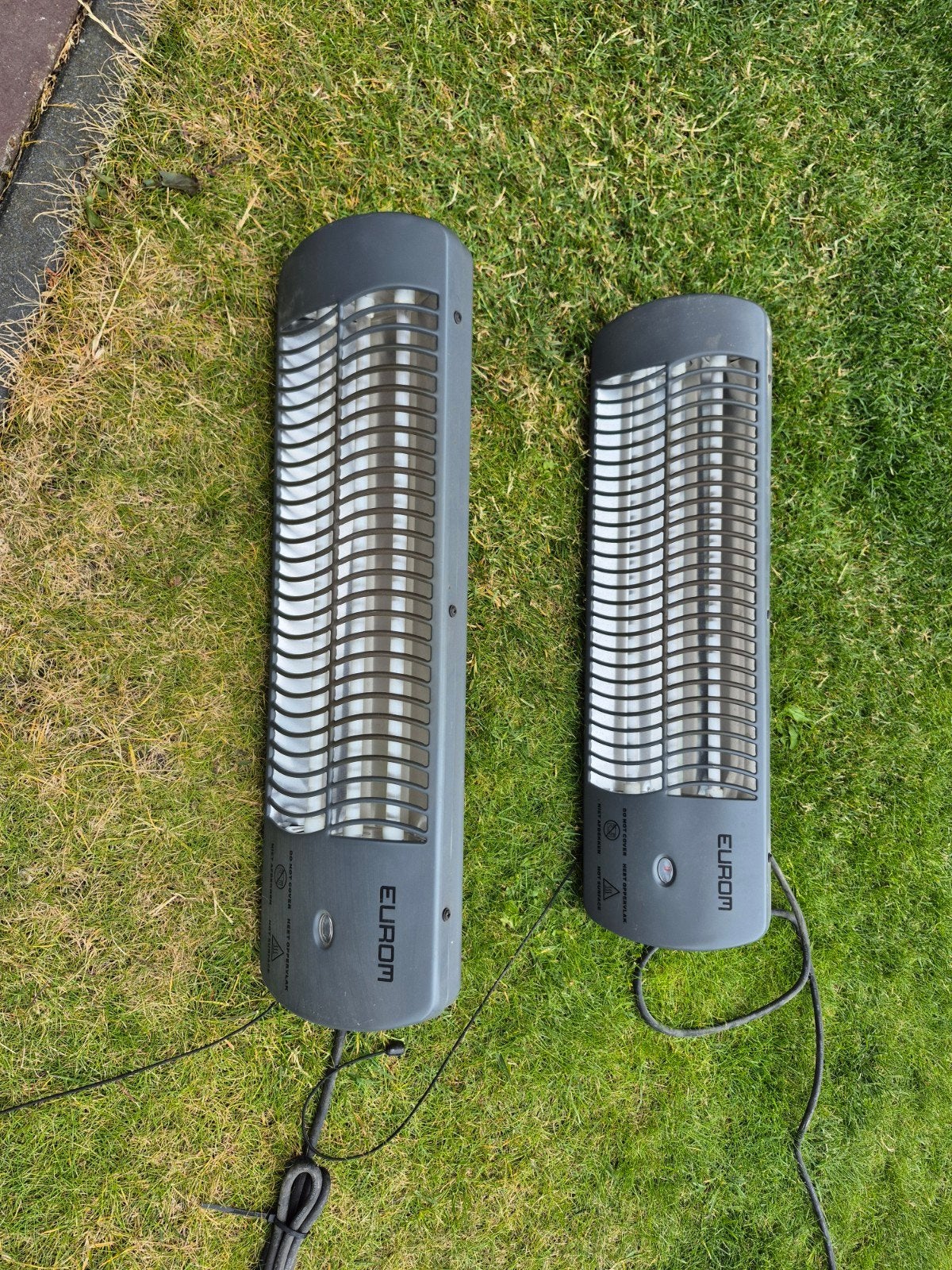 Eurom Terrasverwarmer (2 stuks), Gebruikt, Kachel, Minder dan 60 cm, Ophalen of Verzenden