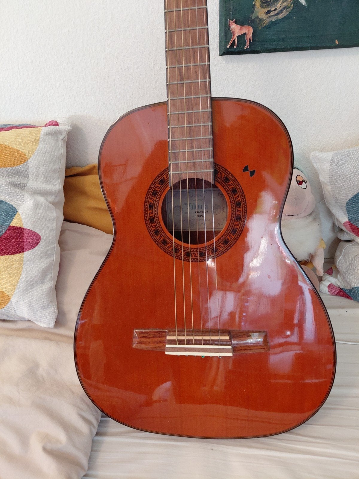 Valelencia Western-Spaanse-Gitaar., Ophalen, Gebruikt, Western- of Steelstringgitaar
