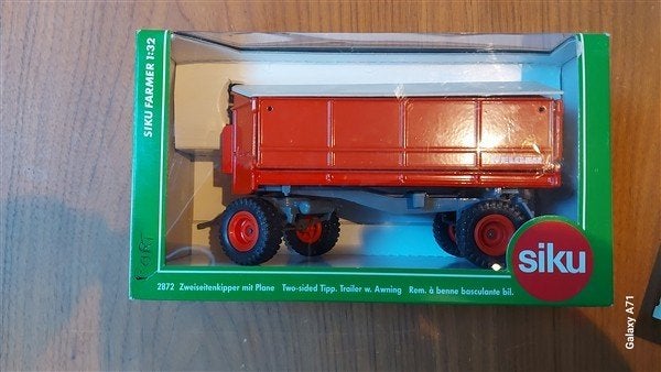 Siku 2872 Welger kieper 2-zijdig - rood, Ophalen of Verzenden, Zo goed als nieuw, Tractor of Landbouw, SIKU