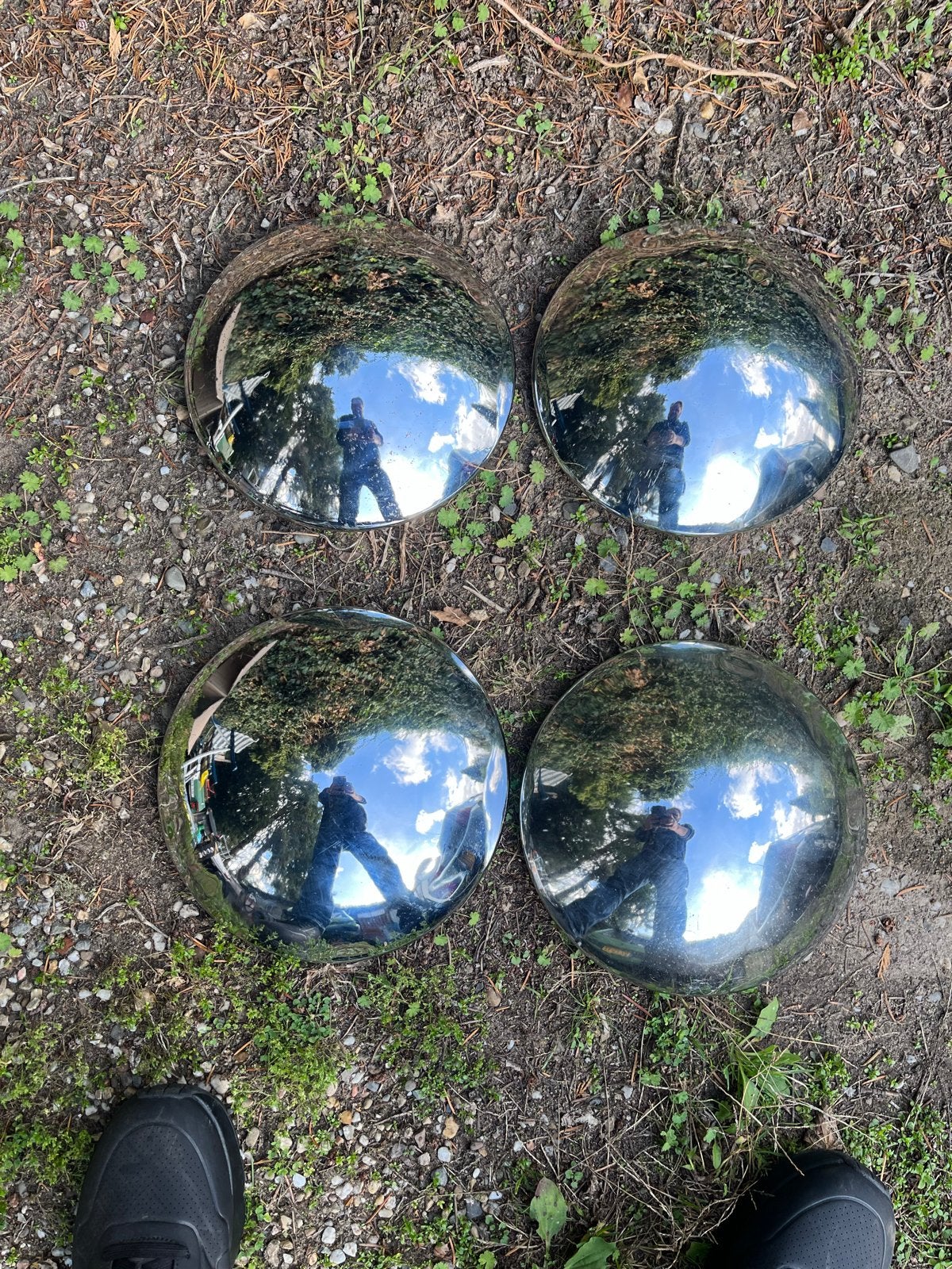 VW Kever wieldoppen (oud model, zonder logo), Ophalen of Verzenden, Gebruikt