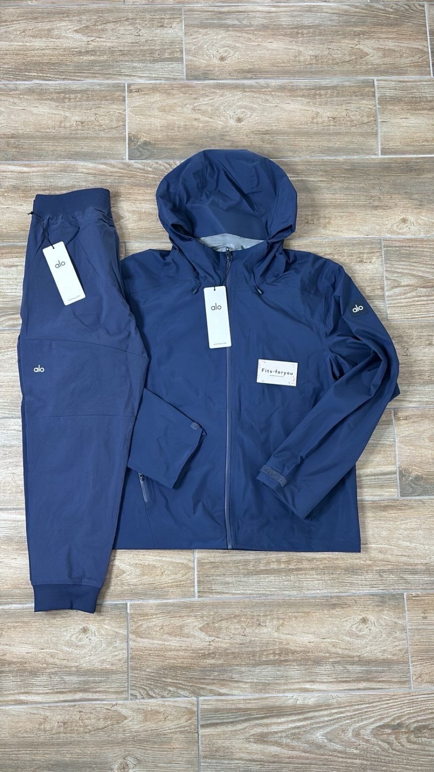 Alo trainingspak heren, Kleding | Heren, Sportkleding, Blauw, Nieuw, Overige maten, Ophalen of Verzenden