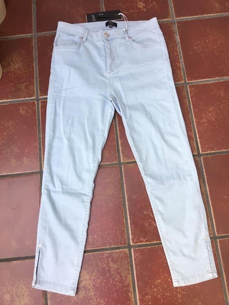 Stretch broek merk yest maat 40 slim fit nieuw, Maat 38/40 (M), Zwart, Nieuw, Lang