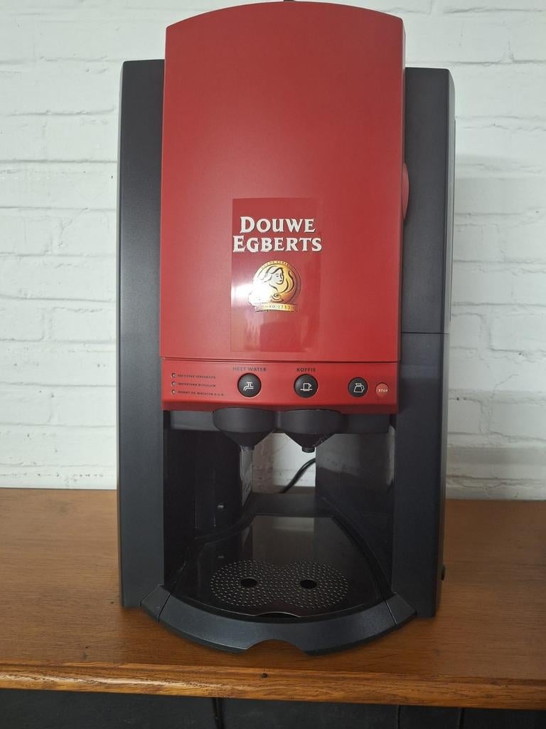 Douwe Egberts Koffiemachine - Rood/Zwart, Koffiepads en cups, Gebruikt, Koffiemachine, Ophalen of Verzenden