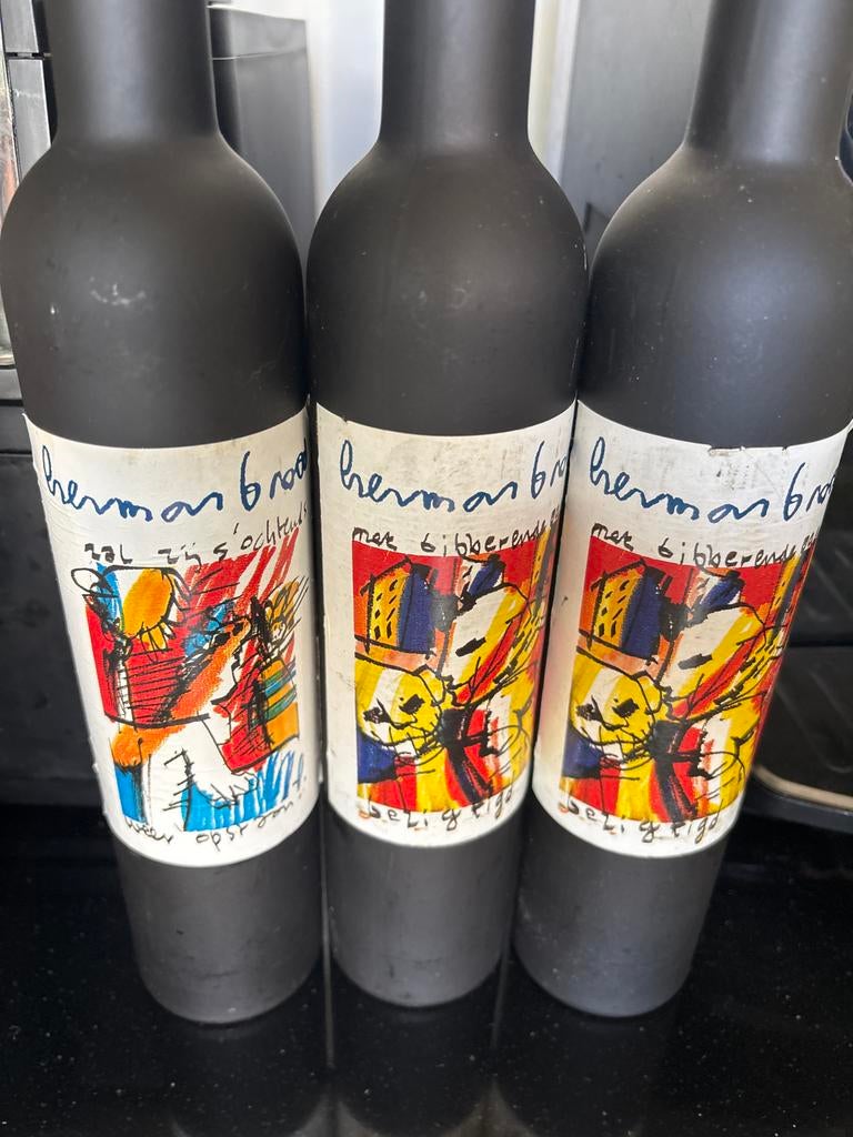Herman Brood Wijn - Cabernet Sauvignon 1996, Verzamelen, Wijnen, Ophalen, Gebruikt, Zuid-Amerika, Rode wijn