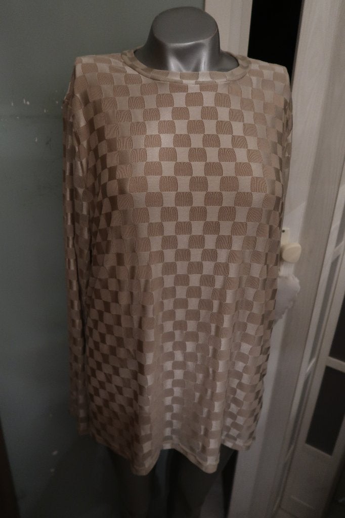 Tramontana prachtige trui xxl beige met glimmende stof, Tramontana, Beige, Maat 46/48 (XL) of groter, Ophalen of Verzenden