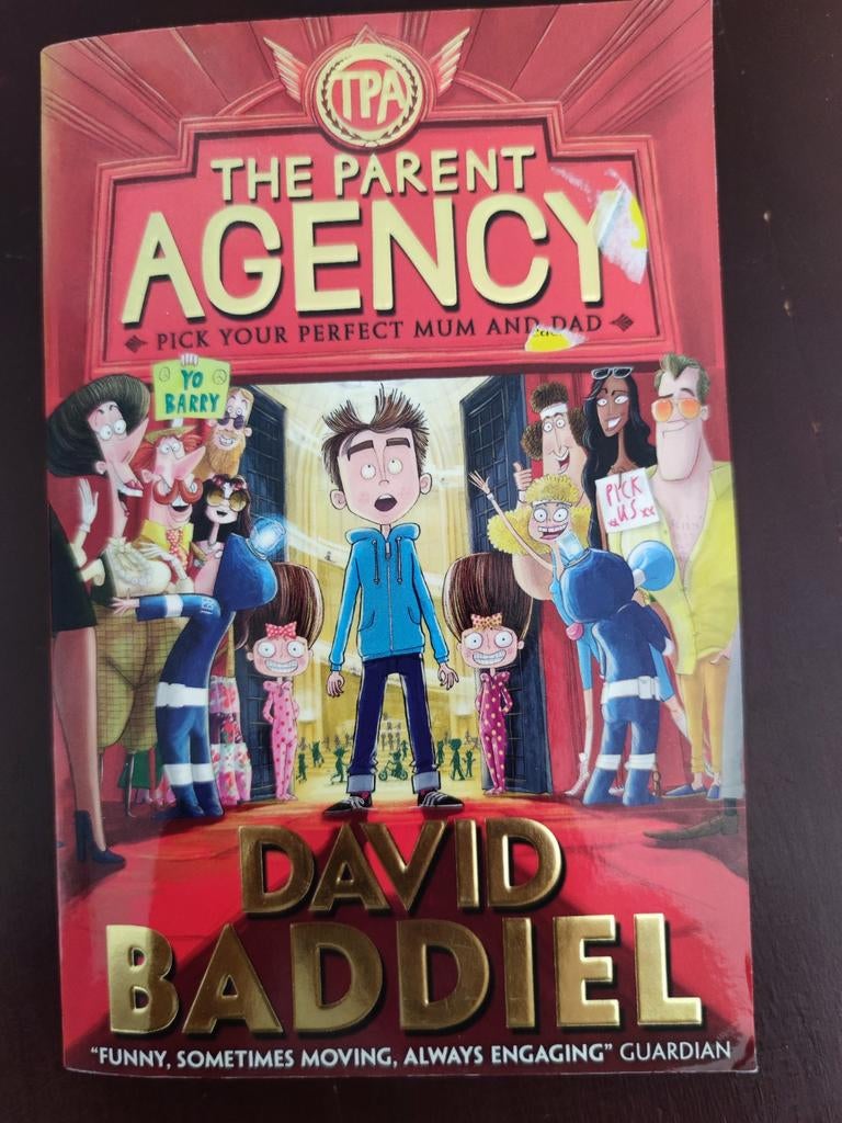The Parent Agency - David Baddiel (Engels), Ophalen of Verzenden, Zo goed als nieuw, David Baddiel, Fictie algemeen