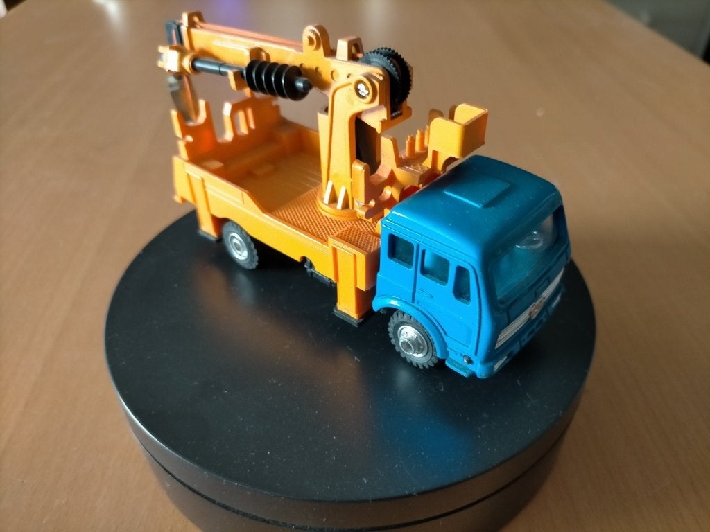 Shinsei minipower Mercedes drilboor truck, Verzenden, Gebruikt, Bus of Vrachtwagen, Overige merken
