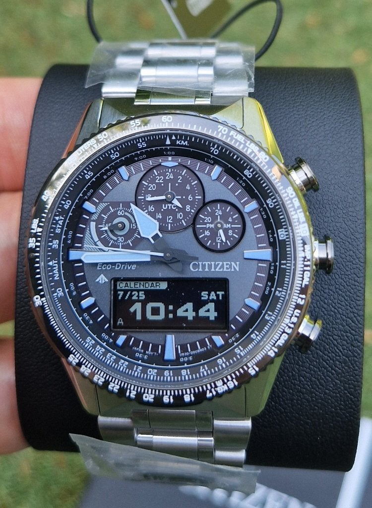 Citizen Promaster Eco-Drive Sky heren horloge JV2006-55H, Sieraden, Tassen en Uiterlijk, Horloges | Heren, Staal, Staal, Nieuw