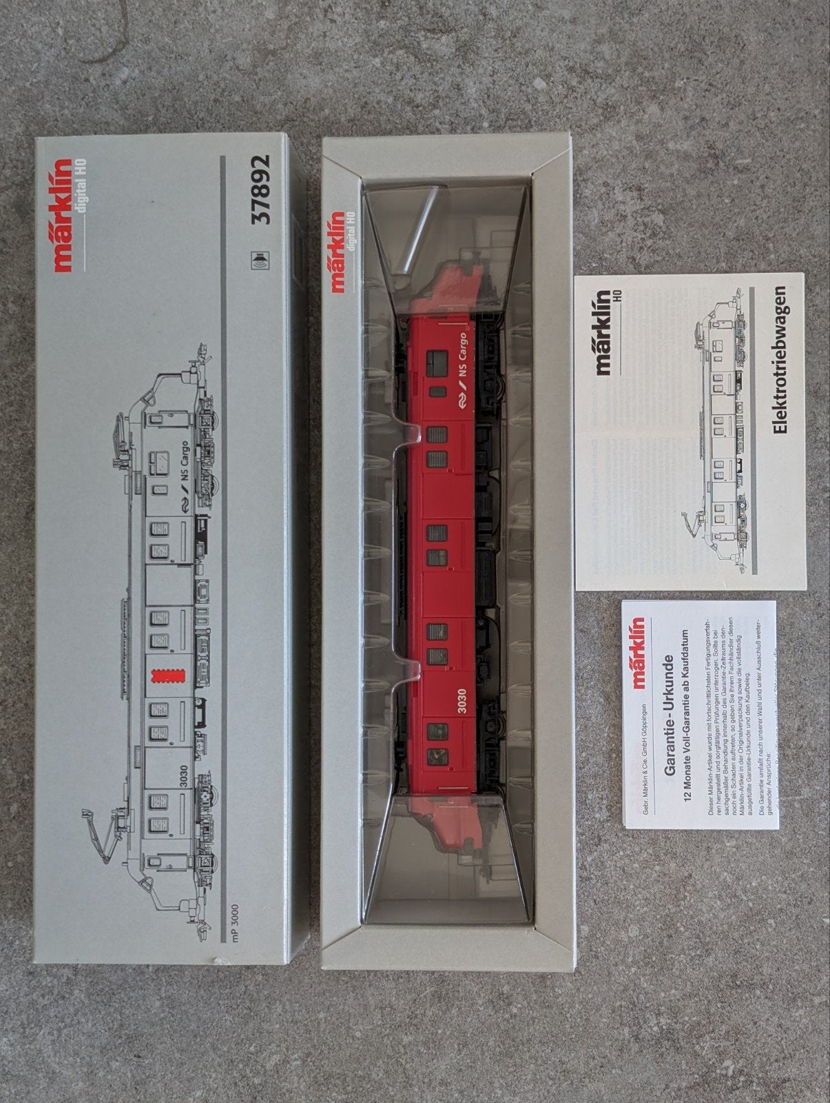 Märklin H0 37892 NS Cargo Locomotief - Zo goed als nieuw, Wisselstroom, Locomotief, Ophalen of Verzenden, Märklin
