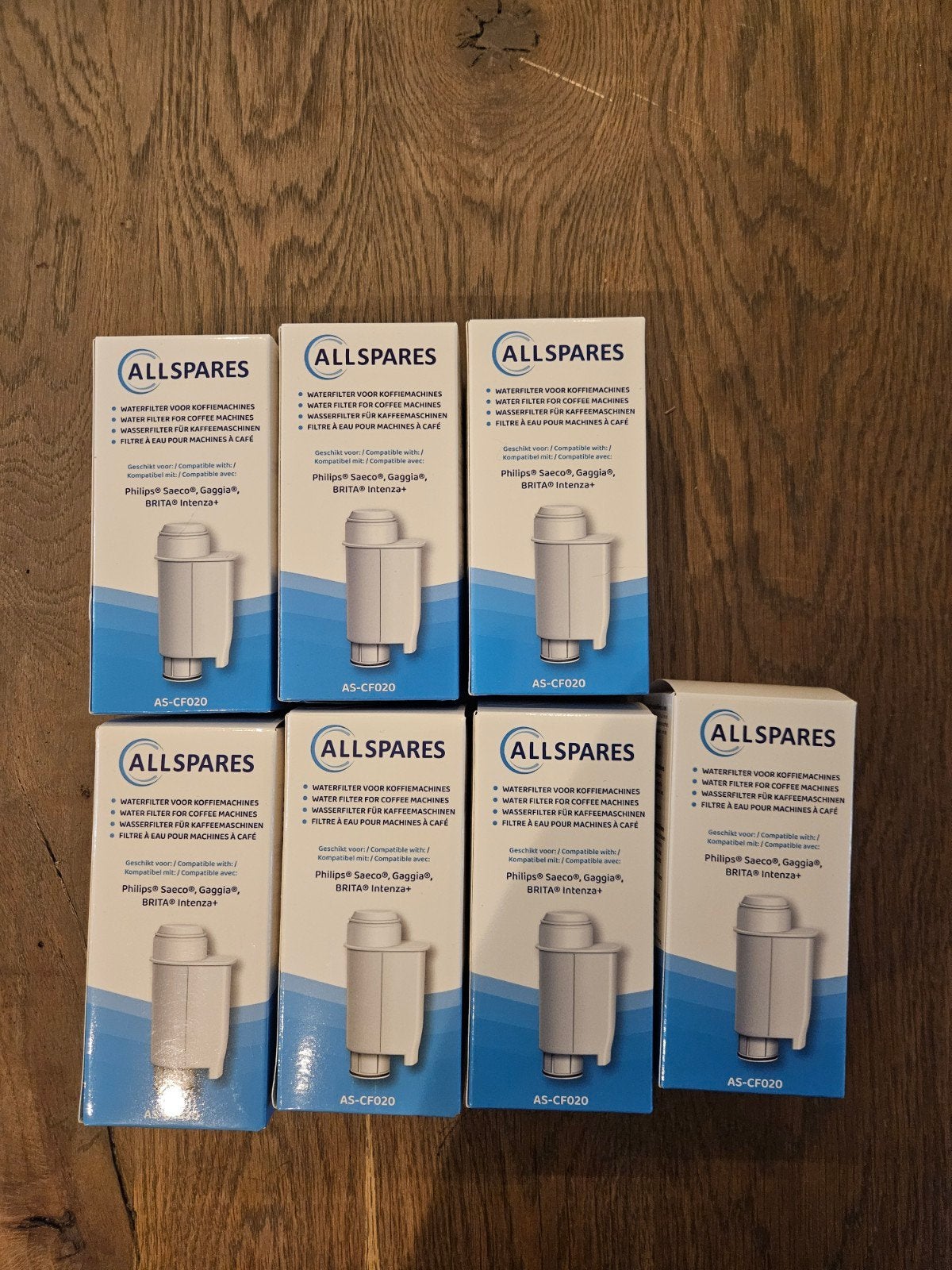 7x Allspares waterfilters voor Philips koffiezetapparaat, Ophalen of Verzenden, Nieuw
