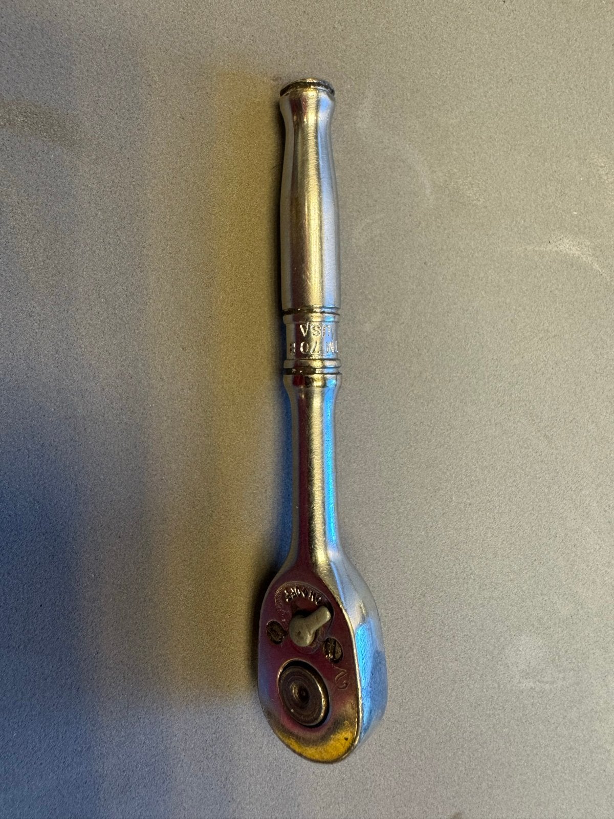 Snap-on TM70 1/4" ratel - Gebruikt, maar in goede staat, Ophalen of Verzenden, Gebruikt, Sleutel/ratel, Overige merken
