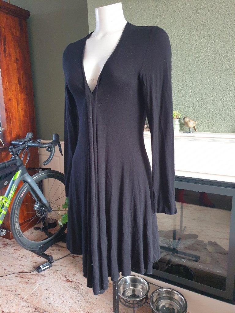 Taifun mooi lang zwart vest cardigan M 38, Maat 38/40 (M), Verzenden, Zwart, Zo goed als nieuw
