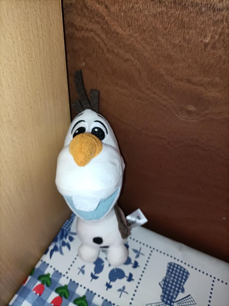 Olaf knuffel sneeuwpop van Frozen II 18 cm groot, Ophalen of Verzenden, Zo goed als nieuw, Overige typen