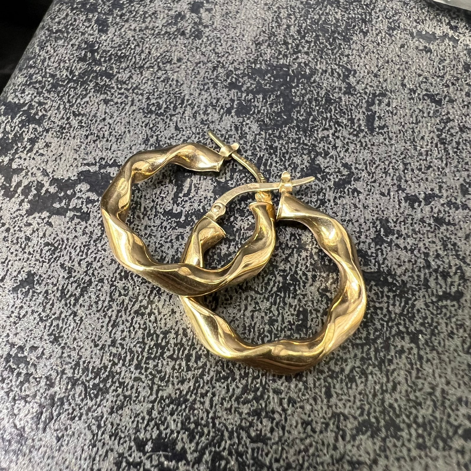 14 karaat gouden oorbellen creolen, Ophalen of Verzenden