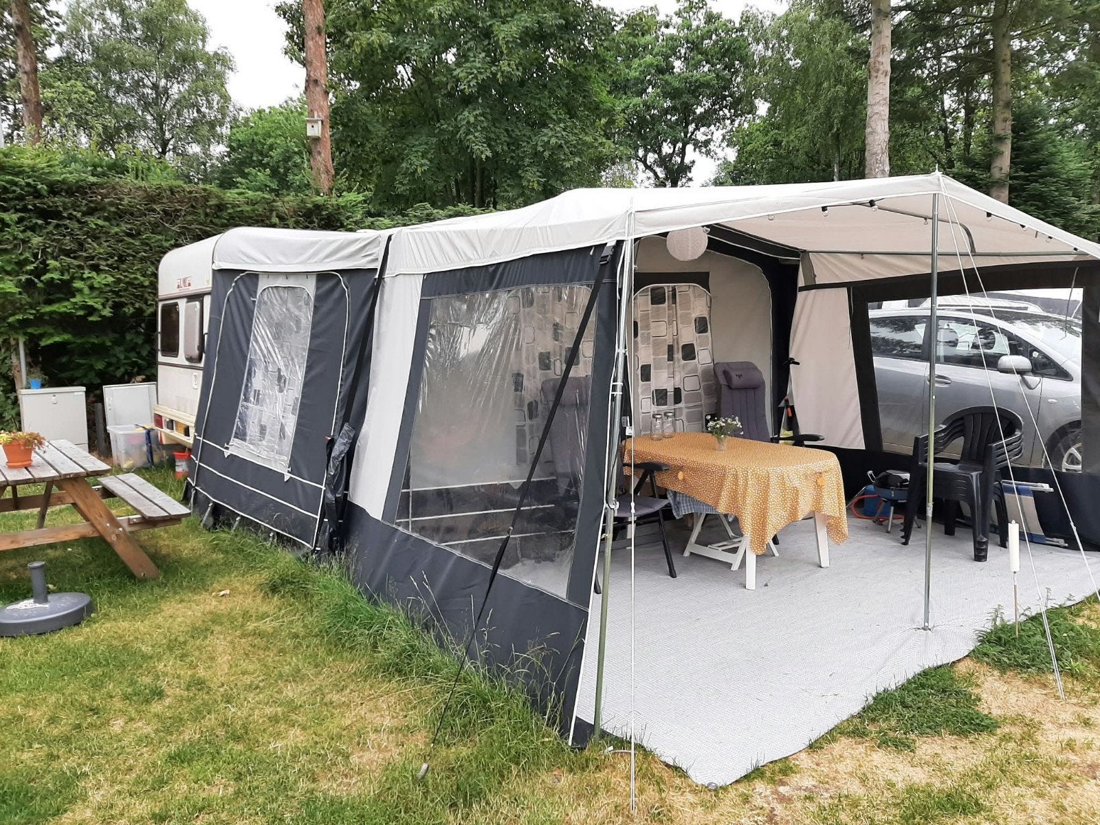 Ten Cate Luifel met rits en voortent Hypercamp Grenada 270, Caravans en Kamperen, Voortenten en Luifels, Ophalen, Gebruikt, Overige merken