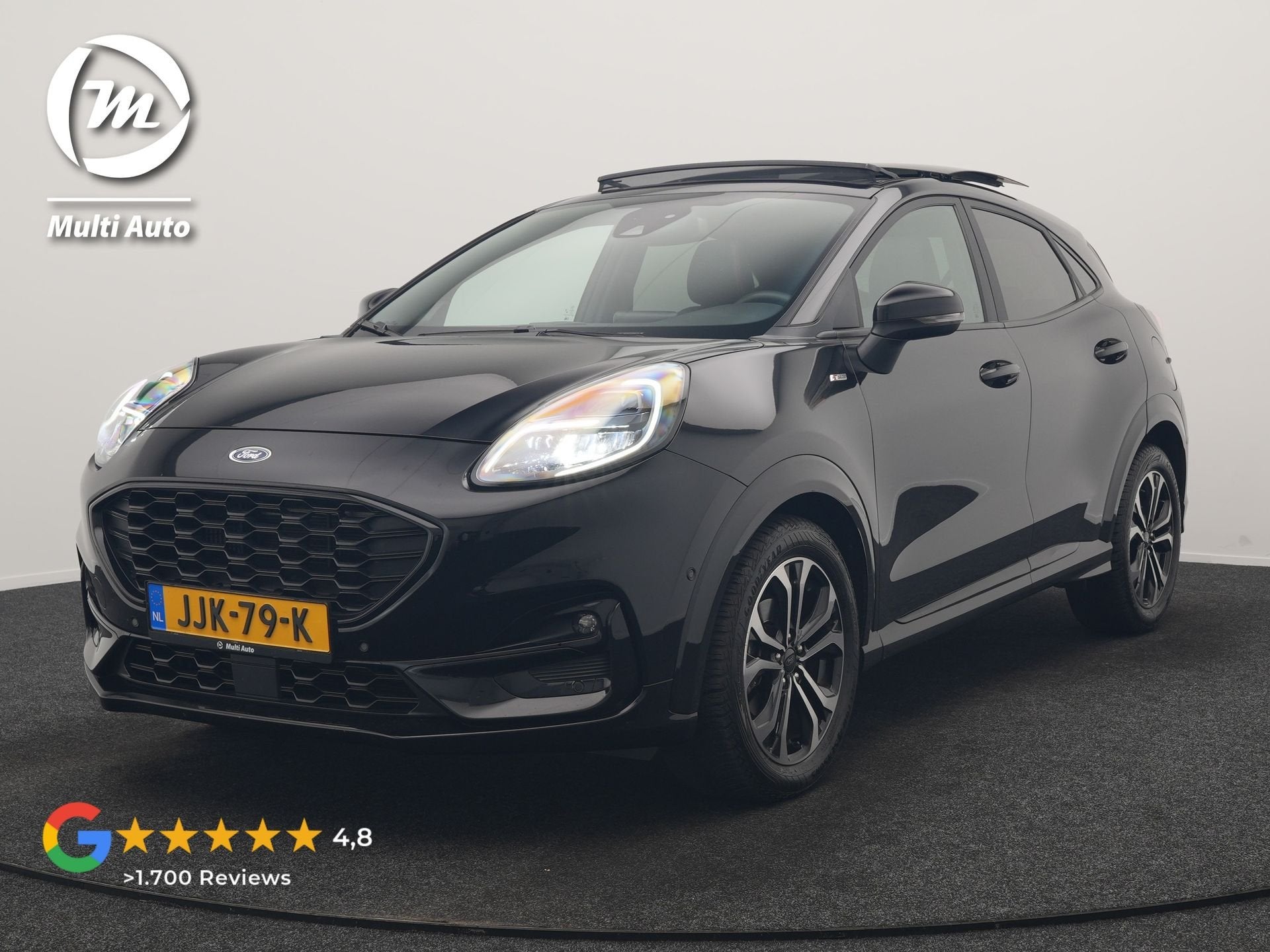 Ford Puma 1.0 EcoBoost Hybrid ST-Line X 155pk Dealer O.H | T, Auto's, Voorwielaandrijving, Dealer onderhouden, Leder en Stof, Bedrijf