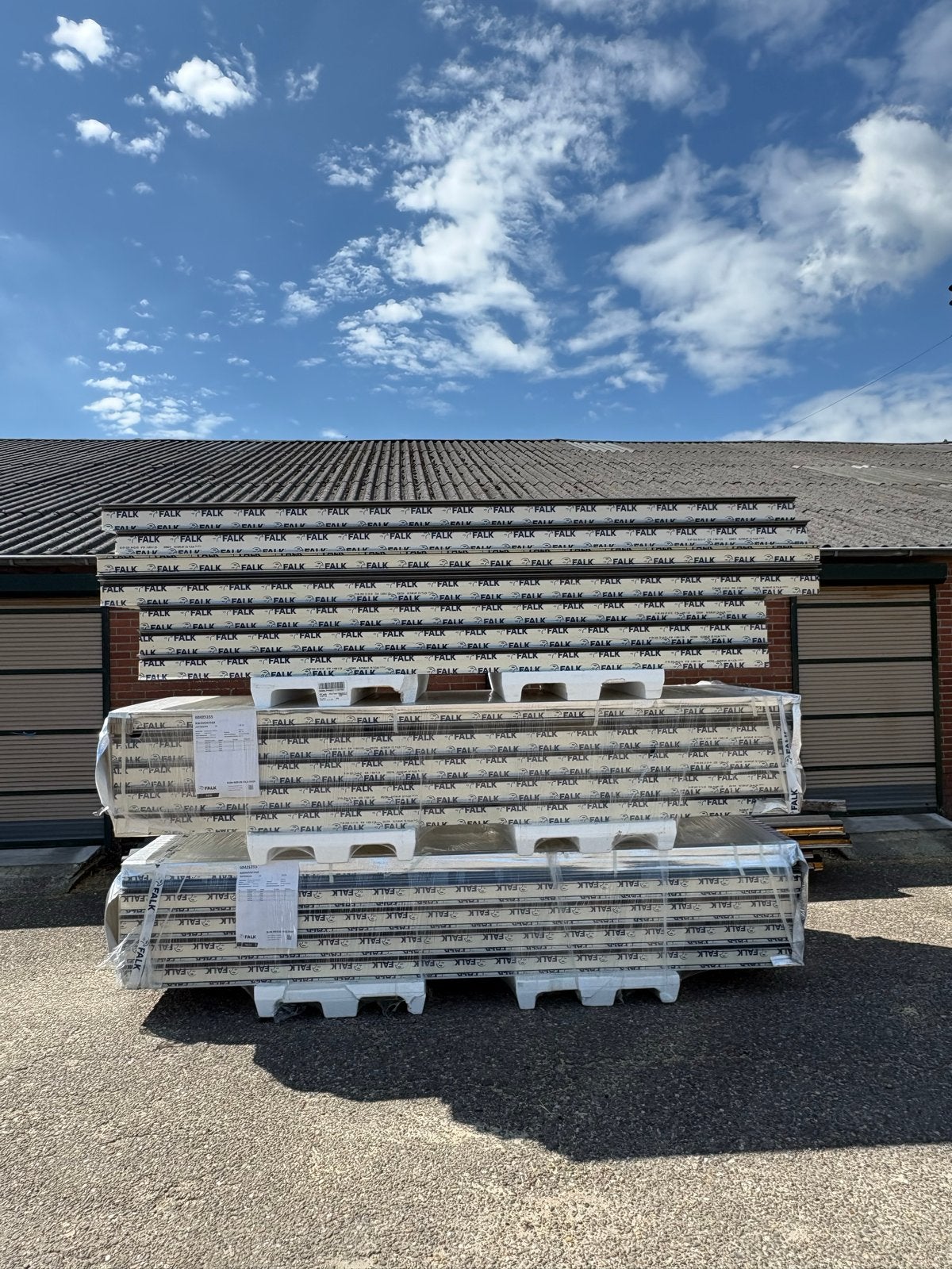 Nieuwe Falk sandwichpanelen Ral 9007 120mm dik, Doe-het-zelf en Verbouw, Platen en Panelen, Ophalen, Nieuw