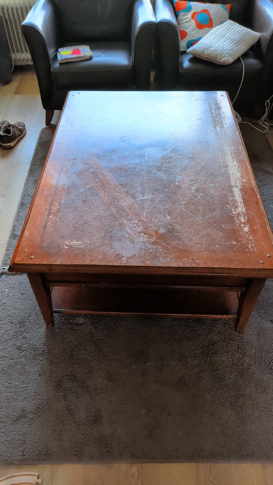 Gratis salon tafel, Ophalen, Gebruikt, 100 tot 150 cm, 50 tot 100 cm