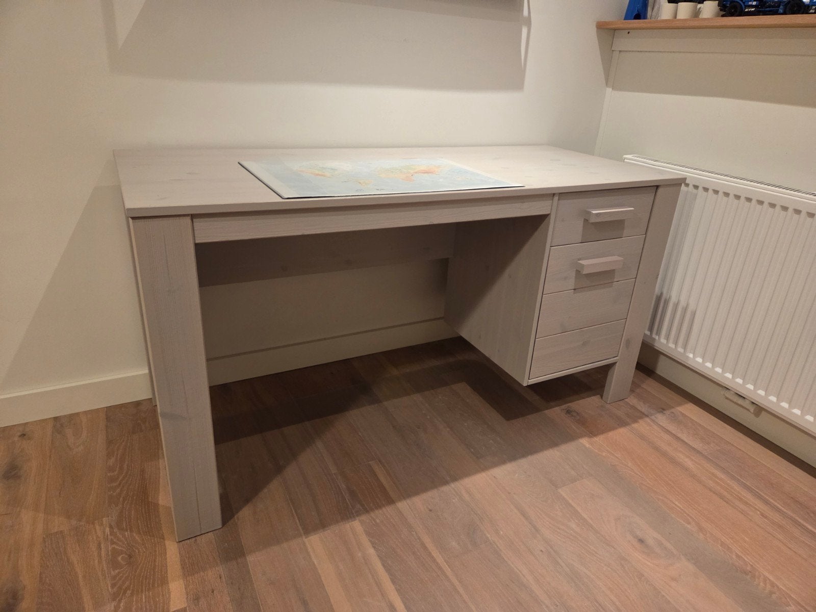 Bureau Woood Dennis izgs, Ophalen, Opbergruimte, 141 cm, Hout