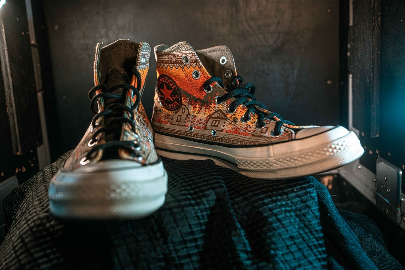 Rare Converse Chuck 70 High "Holiday Sweater Orange" ( 39.5), Kleding | Dames, Schoenen, Ophalen of Verzenden, Zo goed als nieuw