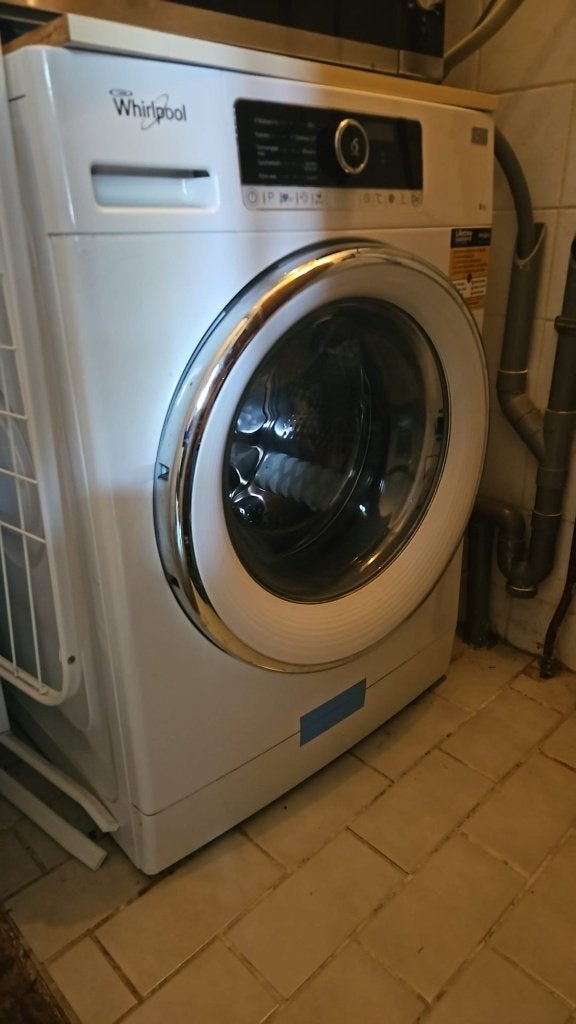 Wasmachine Whirlpool FSCR 80428, Ophalen, 1200 tot 1600 toeren, Gebruikt, 8 tot 10 kg
