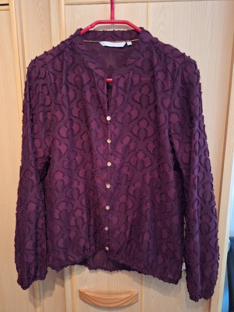 Mooie bordeaux blouse van het merk Didi, Maat 38/40 (M), Overige kleuren, Didi, Ophalen of Verzenden