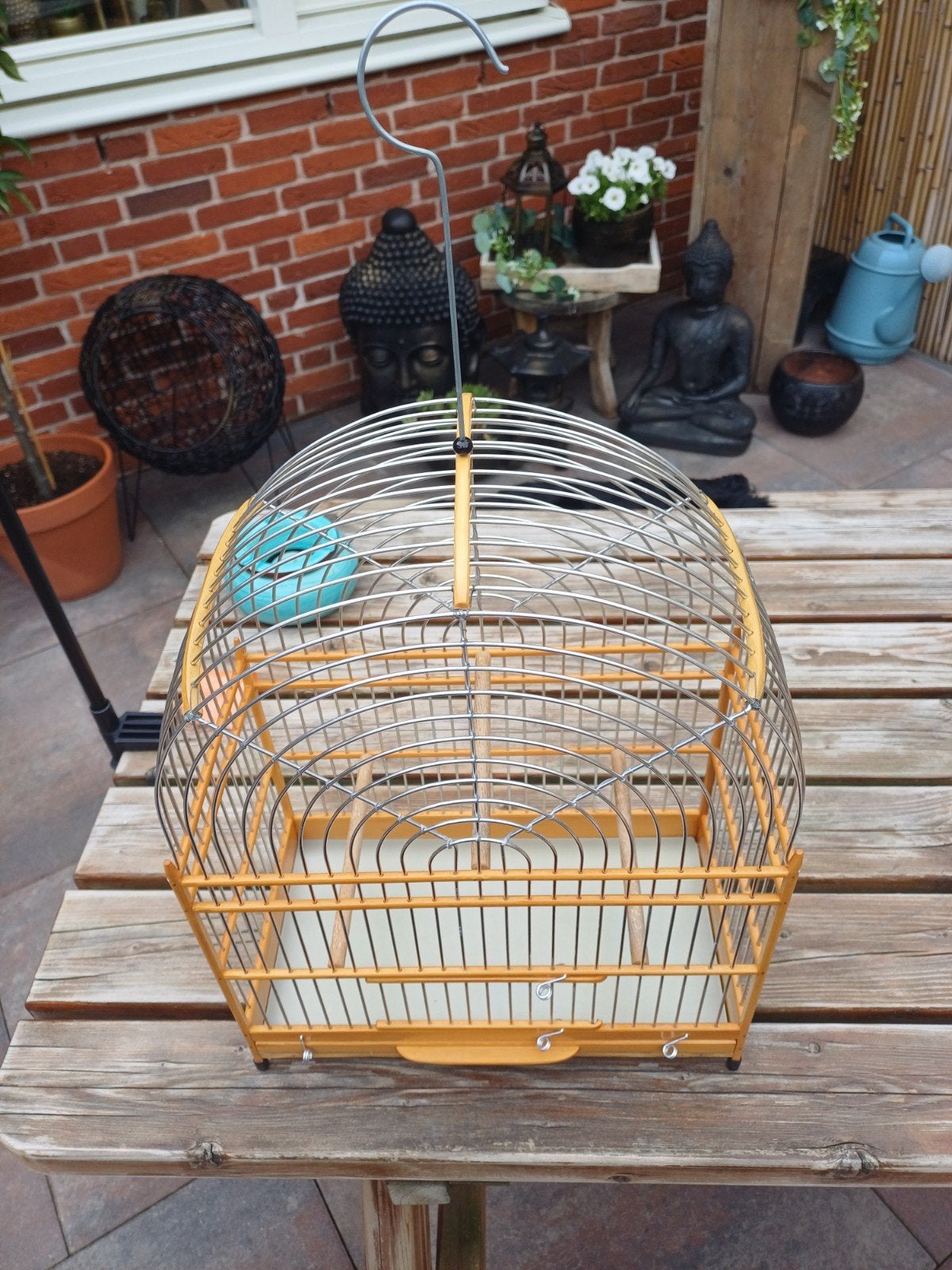 2 Surinaamse Kooien Picolet En Rowti, Dieren en Toebehoren, Ophalen, Zo goed als nieuw, Hout, Vogelkooi