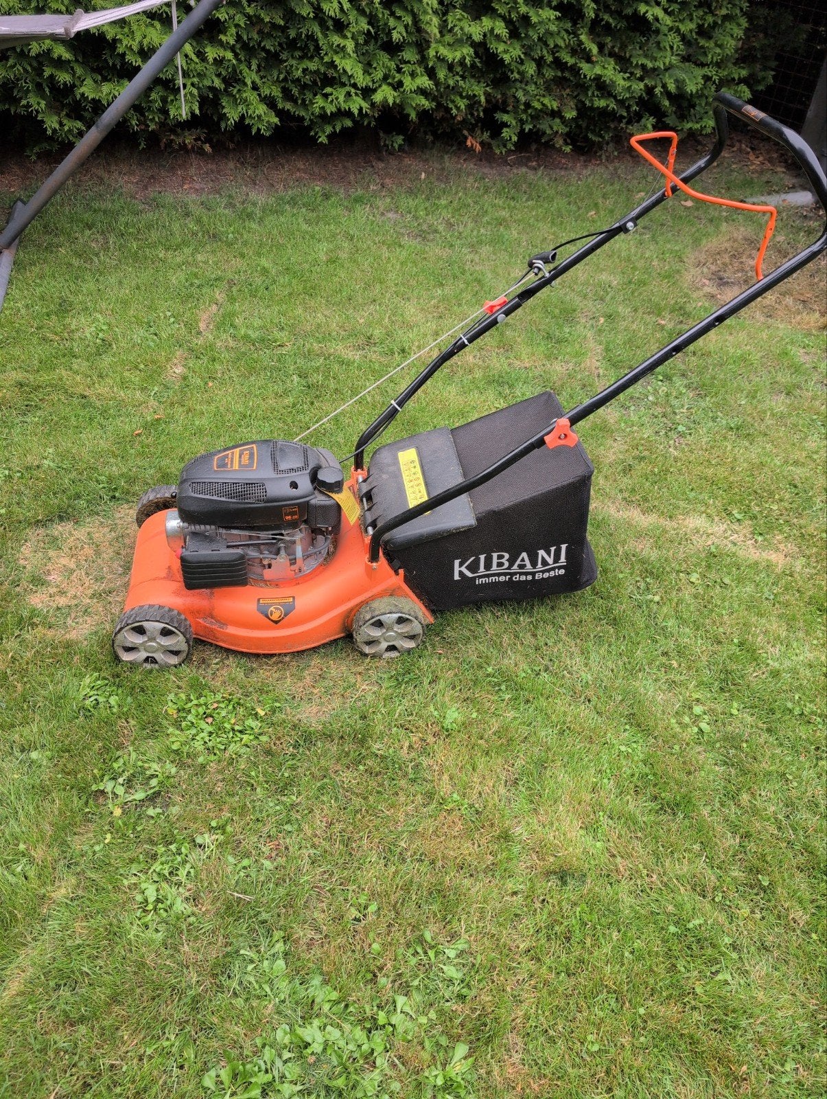 Kibani grasmaaier, Ophalen, Gebruikt
