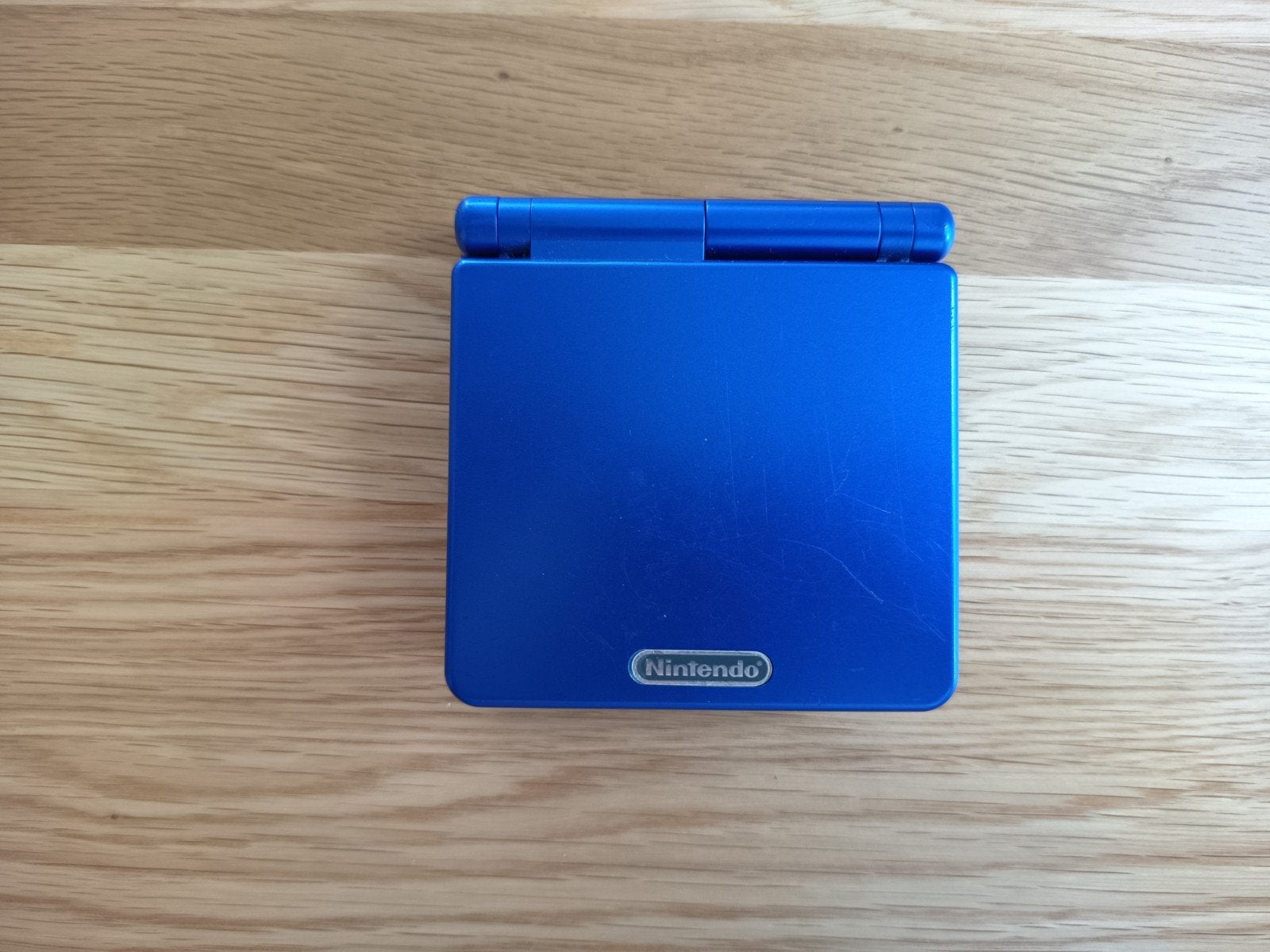 Blauwe Game Boy Advance SP - AGS-001, Ophalen of Verzenden, Gebruikt, Game Boy Advance SP
