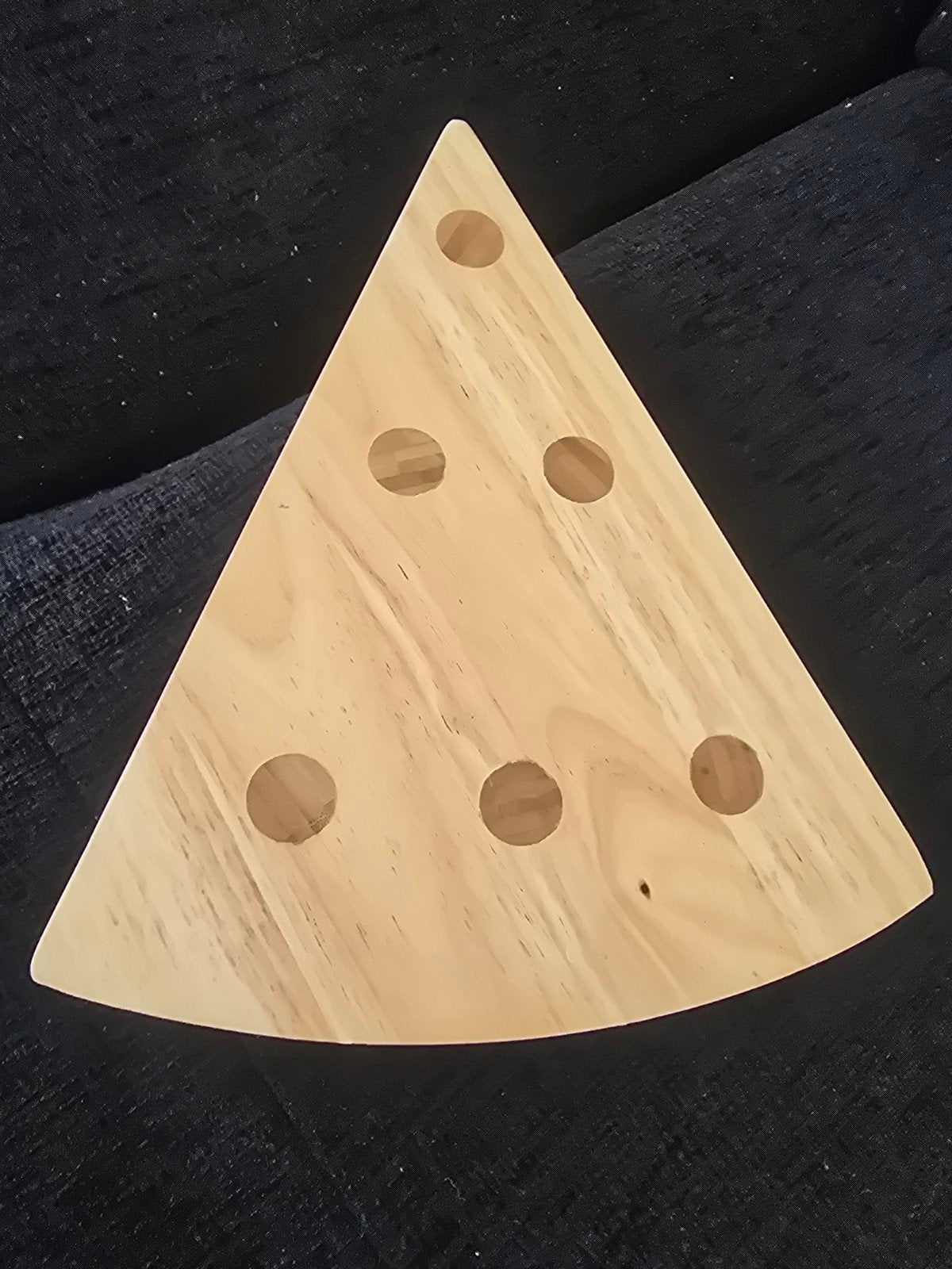 Kaasplank met 3-delige kaasmessenset - Hout DOOS A, Hout, Snij-/serveerplank, Ophalen of Verzenden, Zo goed als nieuw