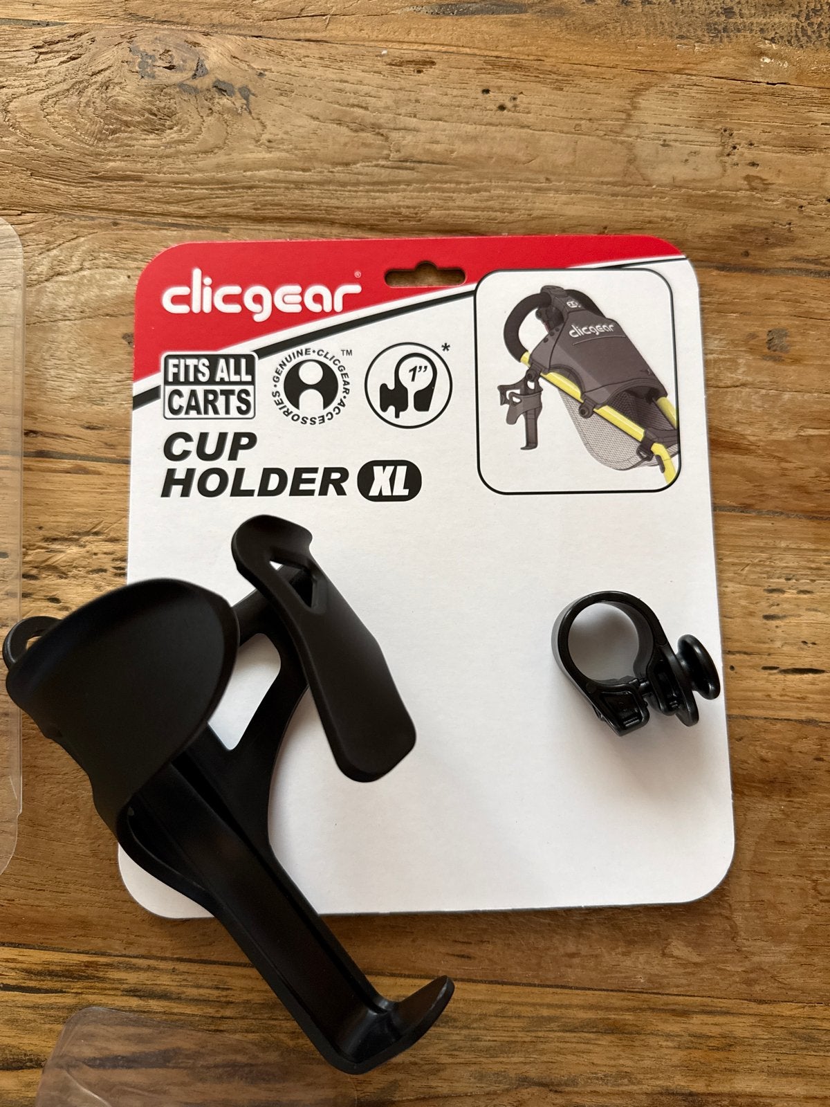 Clicgear XL Bekerhouder voor Golfkar - Past niet op Bagboy, Sport en Fitness, Golf, Ophalen, Nieuw, Overige typen, Overige merken