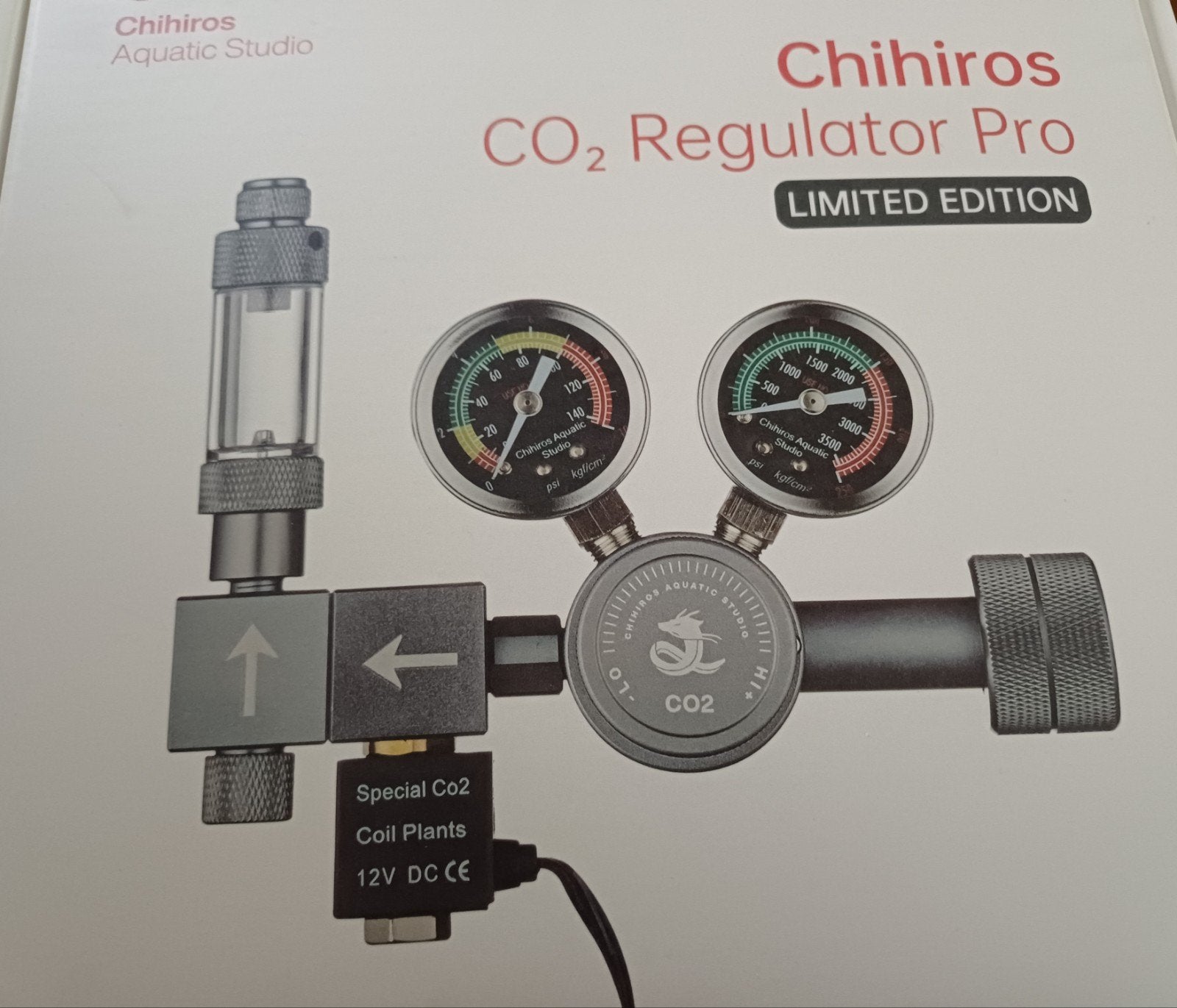 Hobbyaquarium Chihiros C02 Regulator Limited edition, Ophalen, Hobbyaquarium, Nieuw, 5011HE