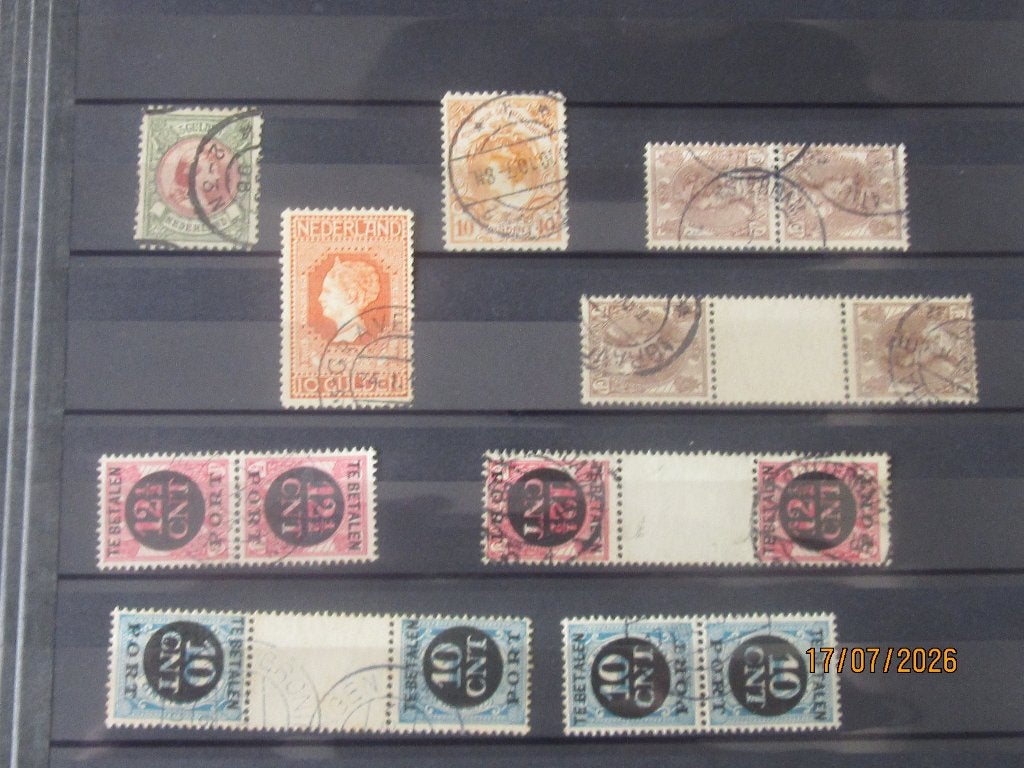 Nico Nederland Topnummers gestempeld, Ophalen of Verzenden, T/m 1940, Gestempeld