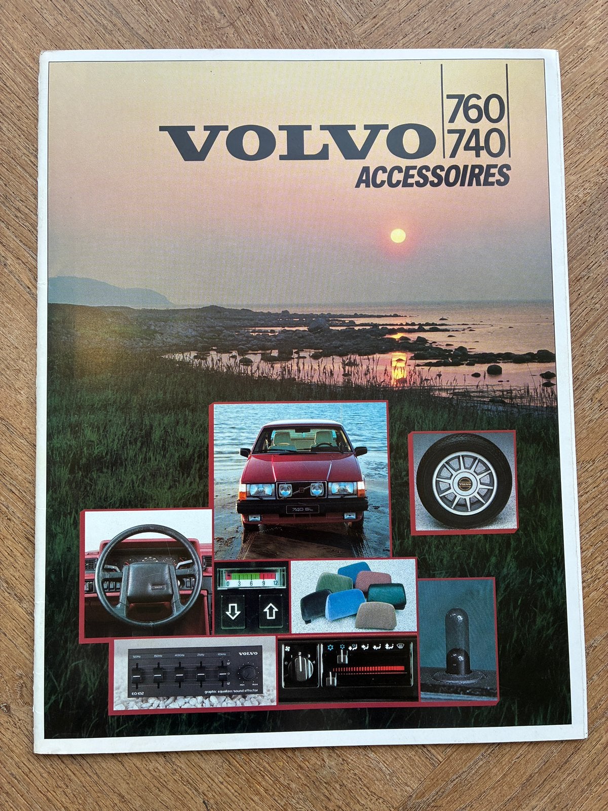Volvo 740 / 760 accessoires brochure 1985, Verzenden, Zo goed als nieuw, Volvo